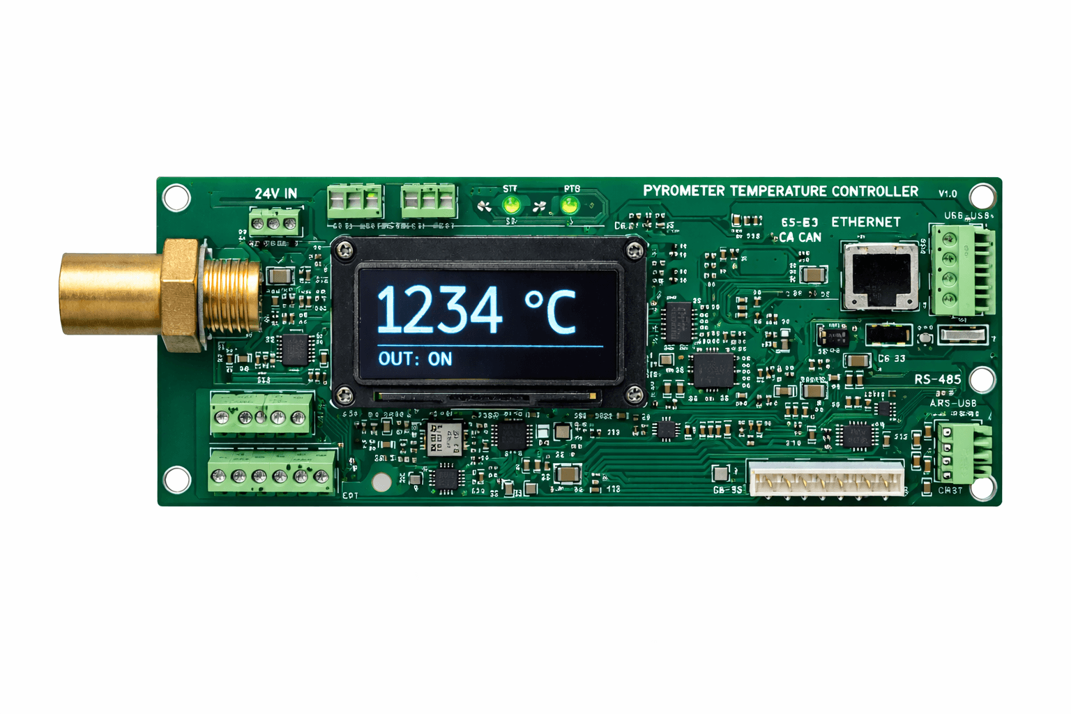 Industrial temperature measurement and instrumentation (low volume, high accuracy, high noise sensitivity)