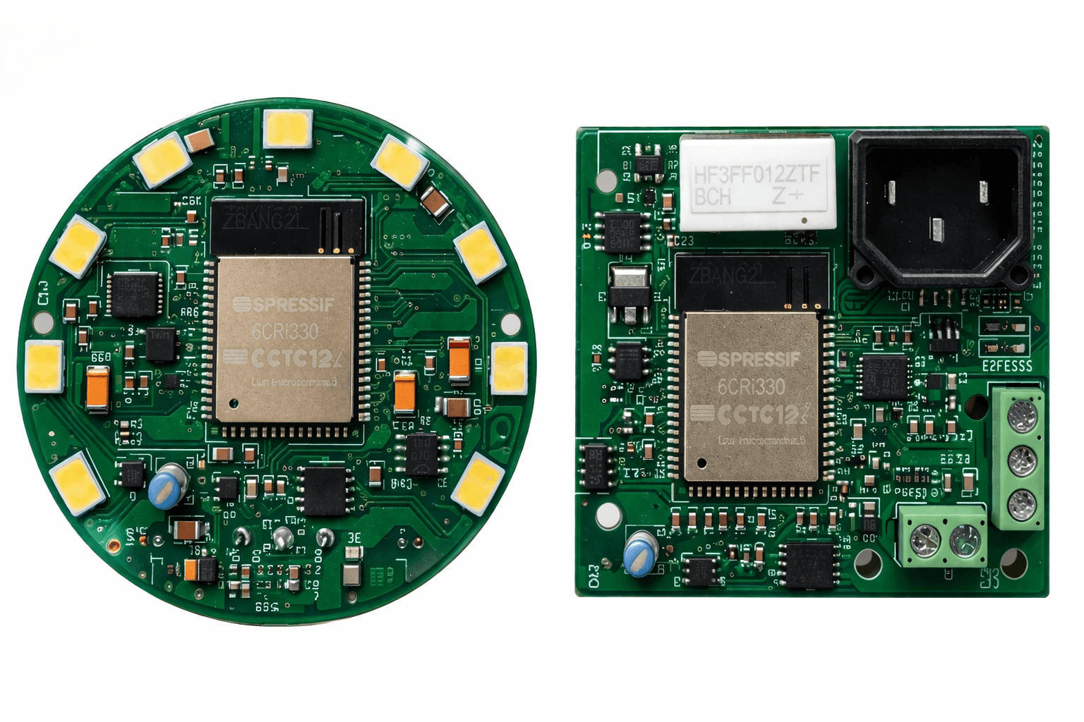 Connected consumer device PCBA (smart bulb / smart plug class product; cost + reliability constraints)